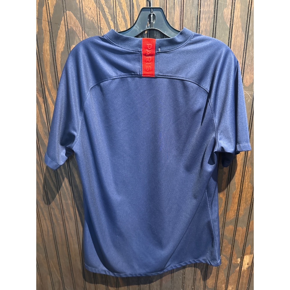 Nike Paris Saint-Germain PSG 2019-2020 Home Soccer Jersey Navy Blue AJ5553-411 - Picture 4 of 4